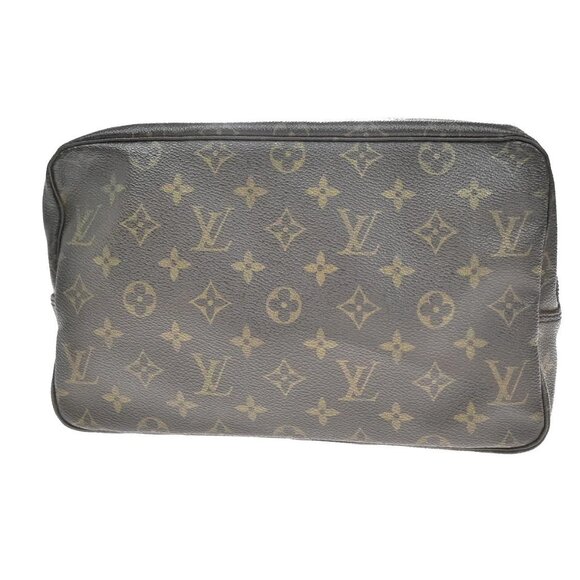 LOUIS VUITTON Trousse Toilette 28 Clutch Hand Bag Monogram Brown M47522 04KA711 - Picture 1 of 15